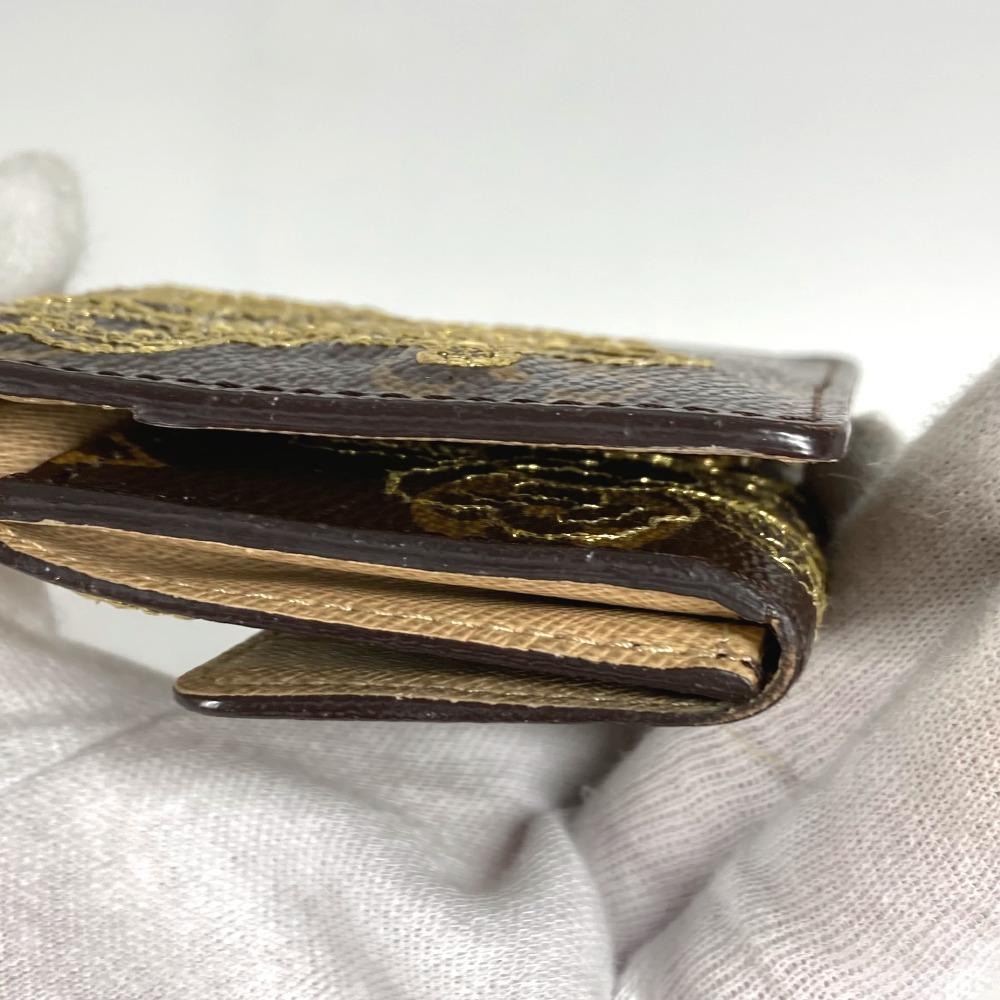 Louis Vuitton M95391 Monogram Danteel Embroidery Ludlow Compact wallet