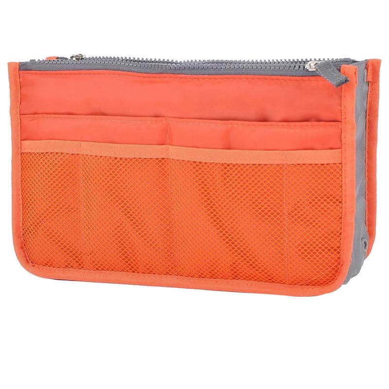 

Практичная сумка-кошелек, нейлоновый двойной органайзер, сумка для хранения косметики WGILIL1676a 28.5*18.5*10CM оранжевый