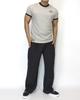 Pasiensia Classic Ringer Muscle Fit Short Sleeve Melange Grey