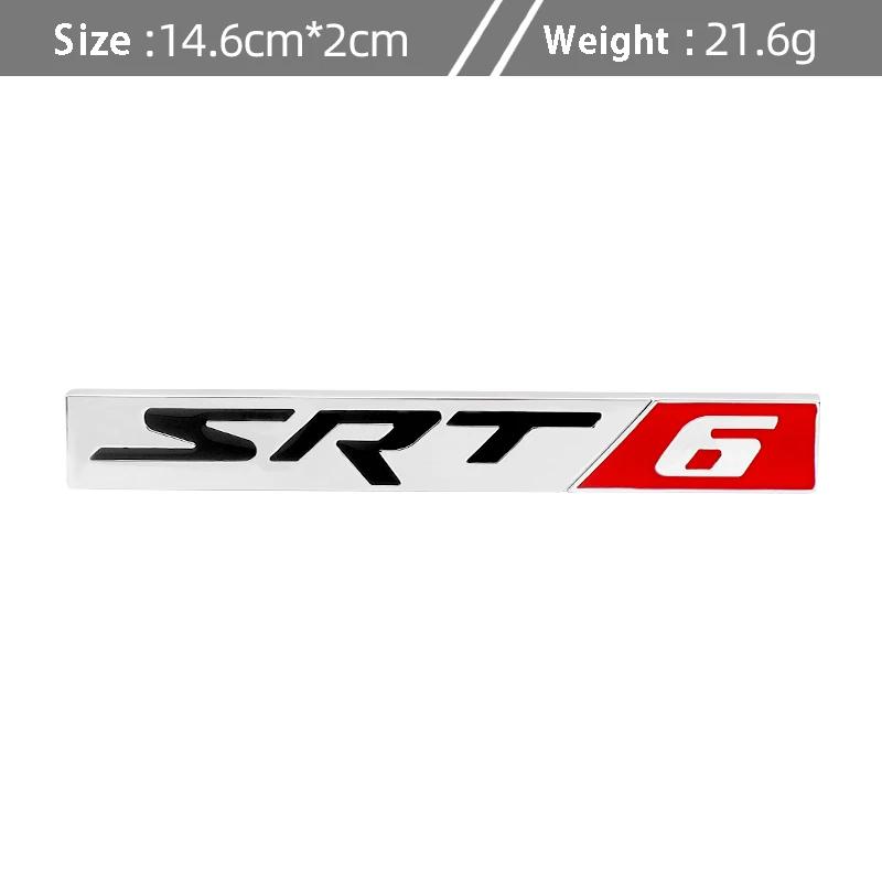 

3D Металеві Наклейки-Емблеми Sxt6 Sxt8 Для Dodge Charger Ram Caliber Journey Sxt8 Sxt6 Srt6 Srt8 Аксесуари для Стилізації Автомобіля