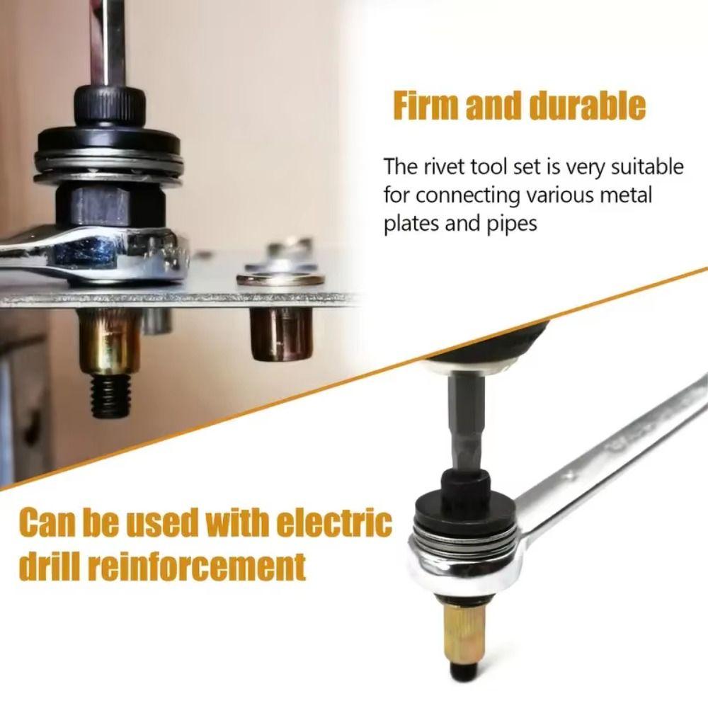 Fasteners Hand Rivet Nut Tool Quick-Install Riveter Tool Manual Rivet Tool  Industrial Fastening