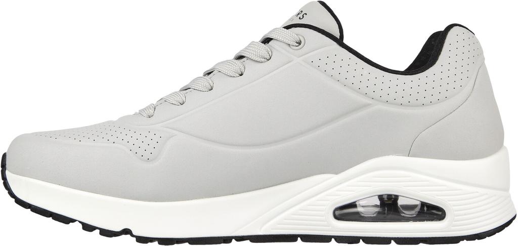 Skechers Uno - Stand On Air кроссовки (52458) светло-серый/черный
