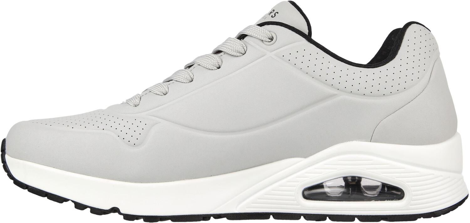 Skechers Uno - Stand On Air кроссовки (52458) светло-серый/черный 47 ½