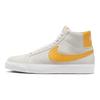 Nike Zoom Blazer Mid SB Laser Orange Unisex Sneakers Cream Summit-White White 864349-110