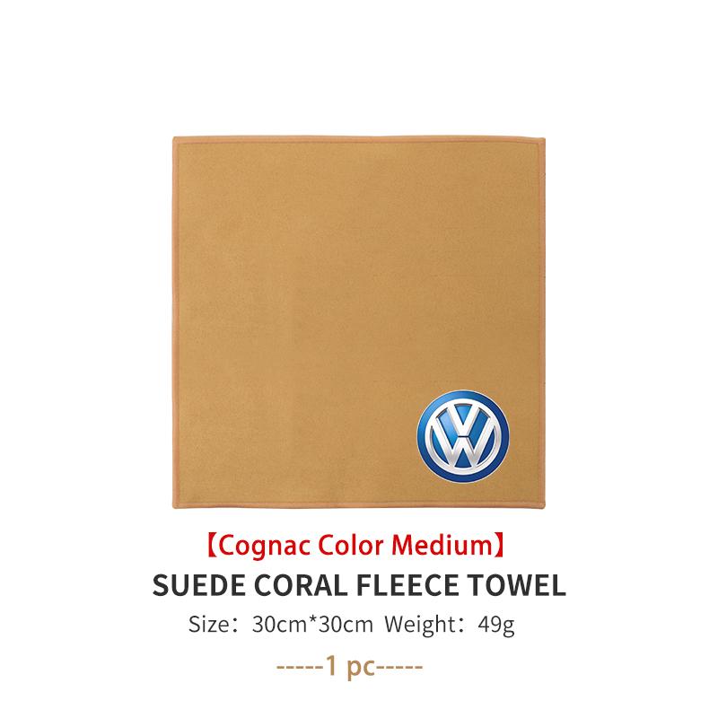 Super Absorbent Car Drying Towel Coral Velvet Cleaning Cloth For Volkswagen VW Scirocco Passat Polo B5 B6 B7 CC Tiguan Sharan