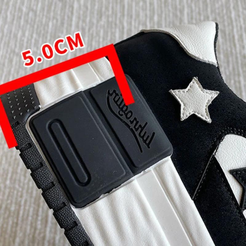 2025 New Women's Sneakers Star Skateboard Trainers Mesh Platform Casual Shoes for Women Tennis Shoes Skate Flats tenis de mujer