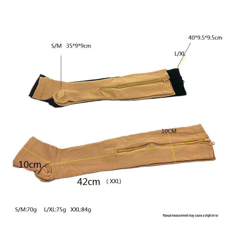 Sport Zipper Compression Socks for Vein Support