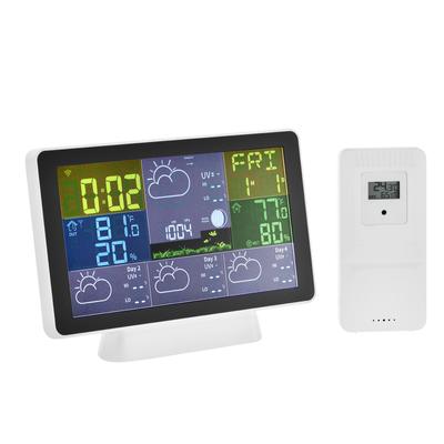 Inteligentní WIFI meteorologická stanice s venkovním senzorem/meteostanice 7 v 1 s počasím