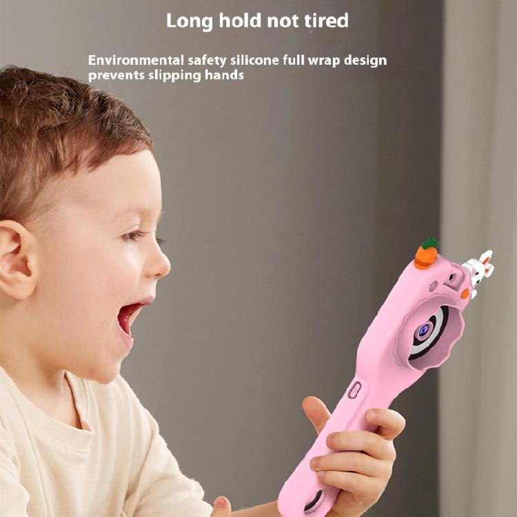 Childrens Handheld Microscope With Screen 180° Photo Video Capture LED Light Portable Science Kit For Outdoor Classroom Experiments