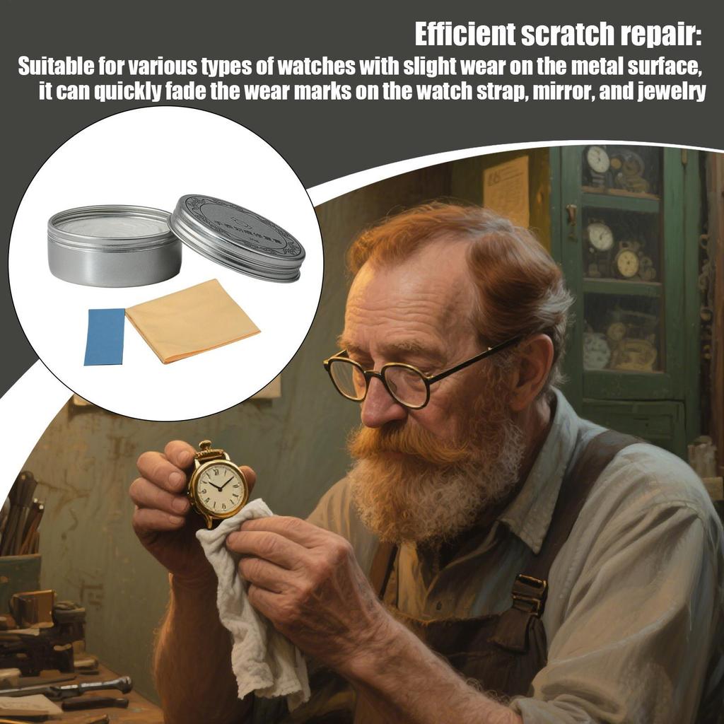 Scratch Remover For Watch Jewelry Cleaning Grinding Paste Metal Watch Jewelry Polishing Cream Polish Metal Tools Multifunctional