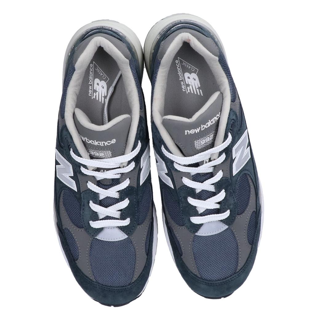 New Balance [Ausgezeichneter Zustand] U992NY Made in USA Wildleder/Mesh Sneaker Schuhe US9 Marineblau Gebraucht