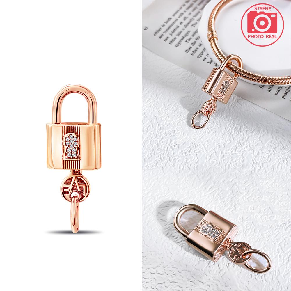 Love Lock Pendant Copper Colors For Charms Copper Colors Original Bracelet For Jewelry Making
