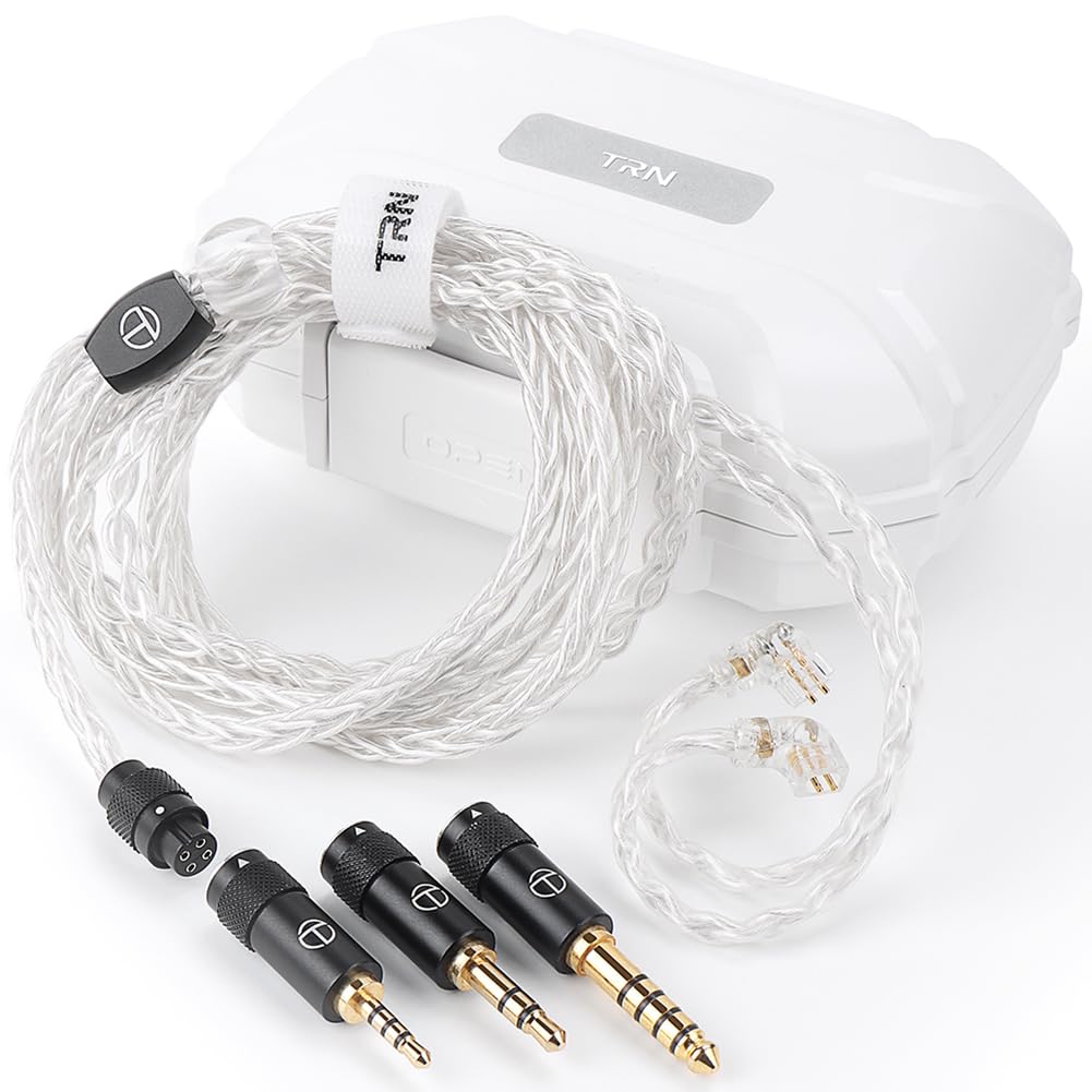 

Recable QDC Cable mm Replaceable Plug Earphone Cable 400 Core Oxygen Free Copper Silver Plated Wire Ear Monitor Balanced Cable Earphone Upgrade Cable