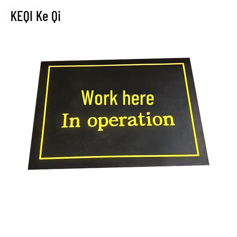 KEQI Изолирующий резиновый коврик Работайте здесь
