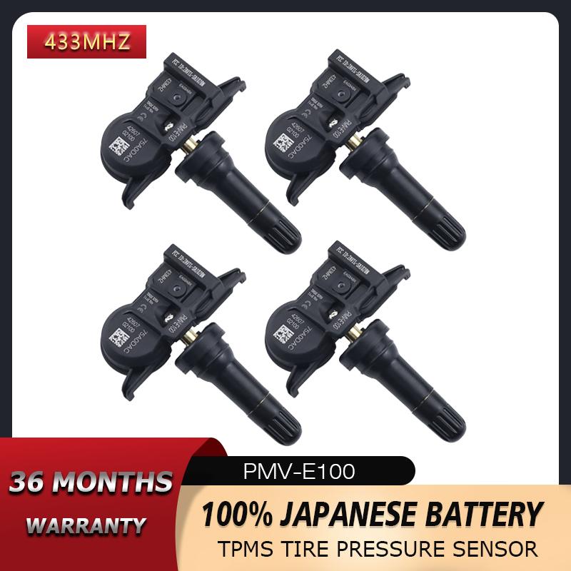 

PMV-E100 TPMS Для TOYOTA YARIS COROLLA LAND CRUISER Датчик Давления в Шинах 4260702090 42607-02090 433 МГц Авто Аксессуары 4PCS