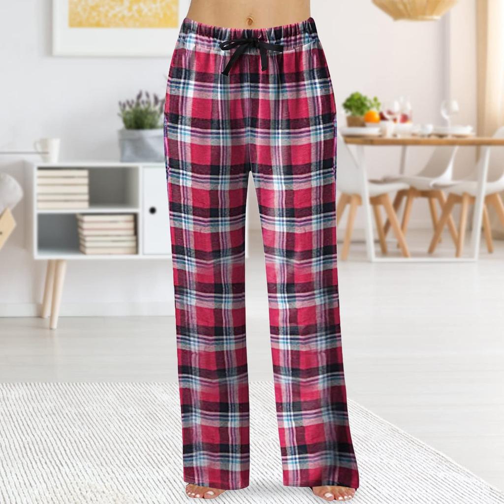 Fashion Women's Printed Casual Loose Comfortable Straight Leg Pants