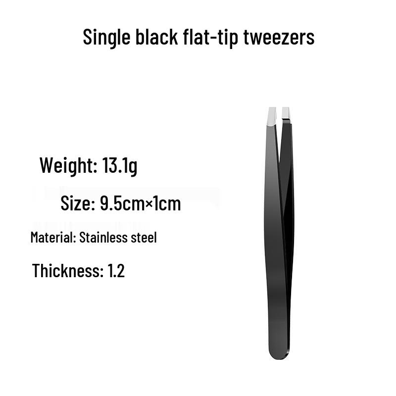 

Exquisite Eyebrow Tweezers and Nose Hair Scissors Set with Gift Box and Mirror
