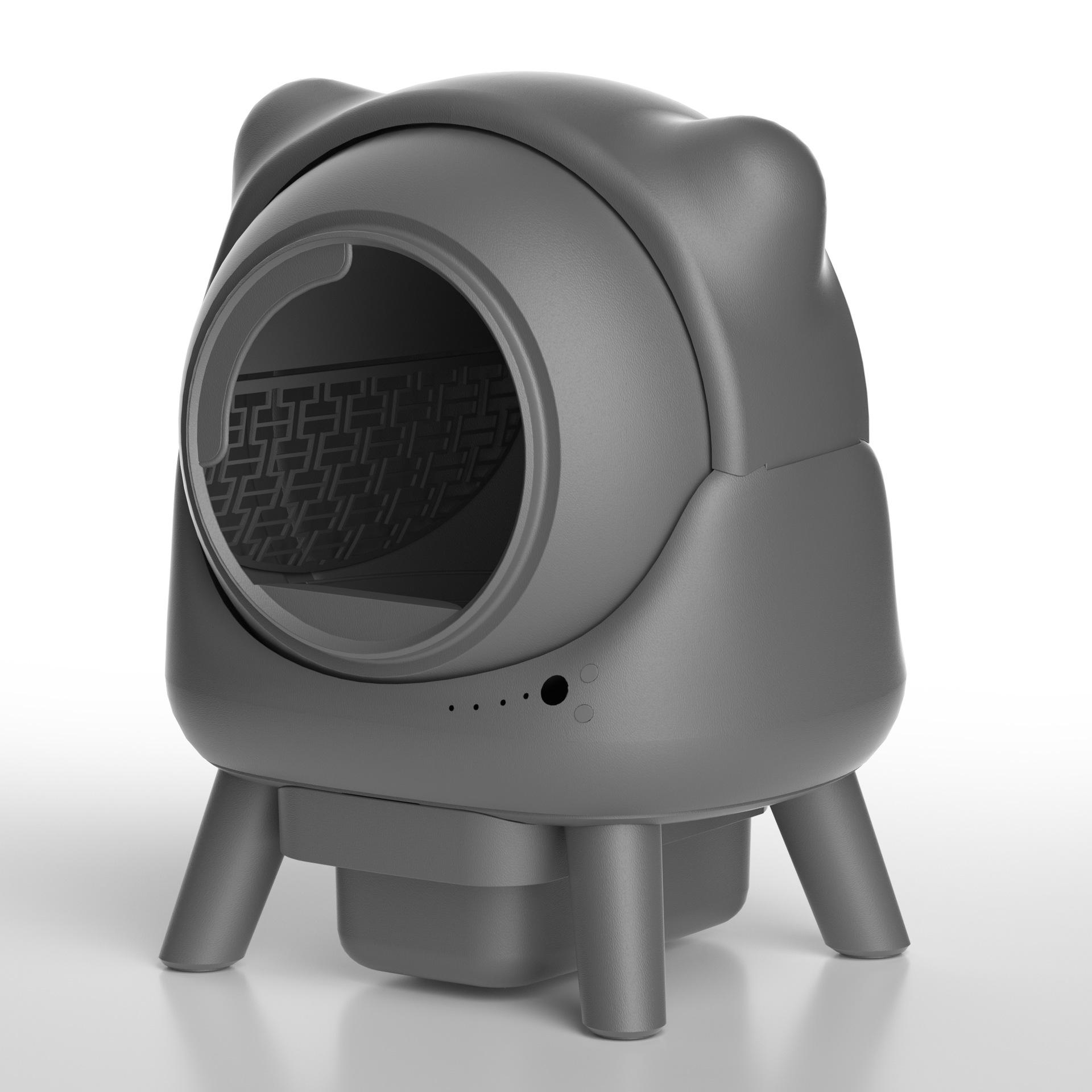 Automatic Large Smart Cat Litter Box with Anti-Splash & Scooping Roller Standard