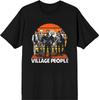 Village People Retro Sunset Graphic T-shirt
