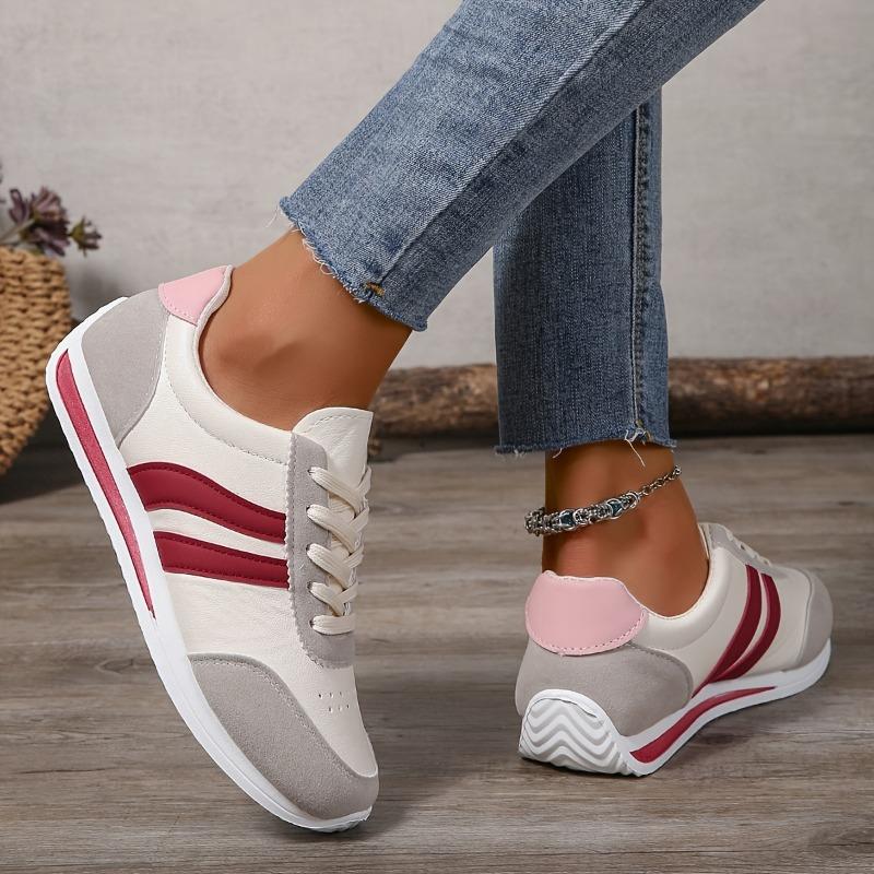 Women's Shoes Running Shoes 2025 Spring and Autumn New Agan Shoes Korean version of the breathable white shoes casual sneakers
