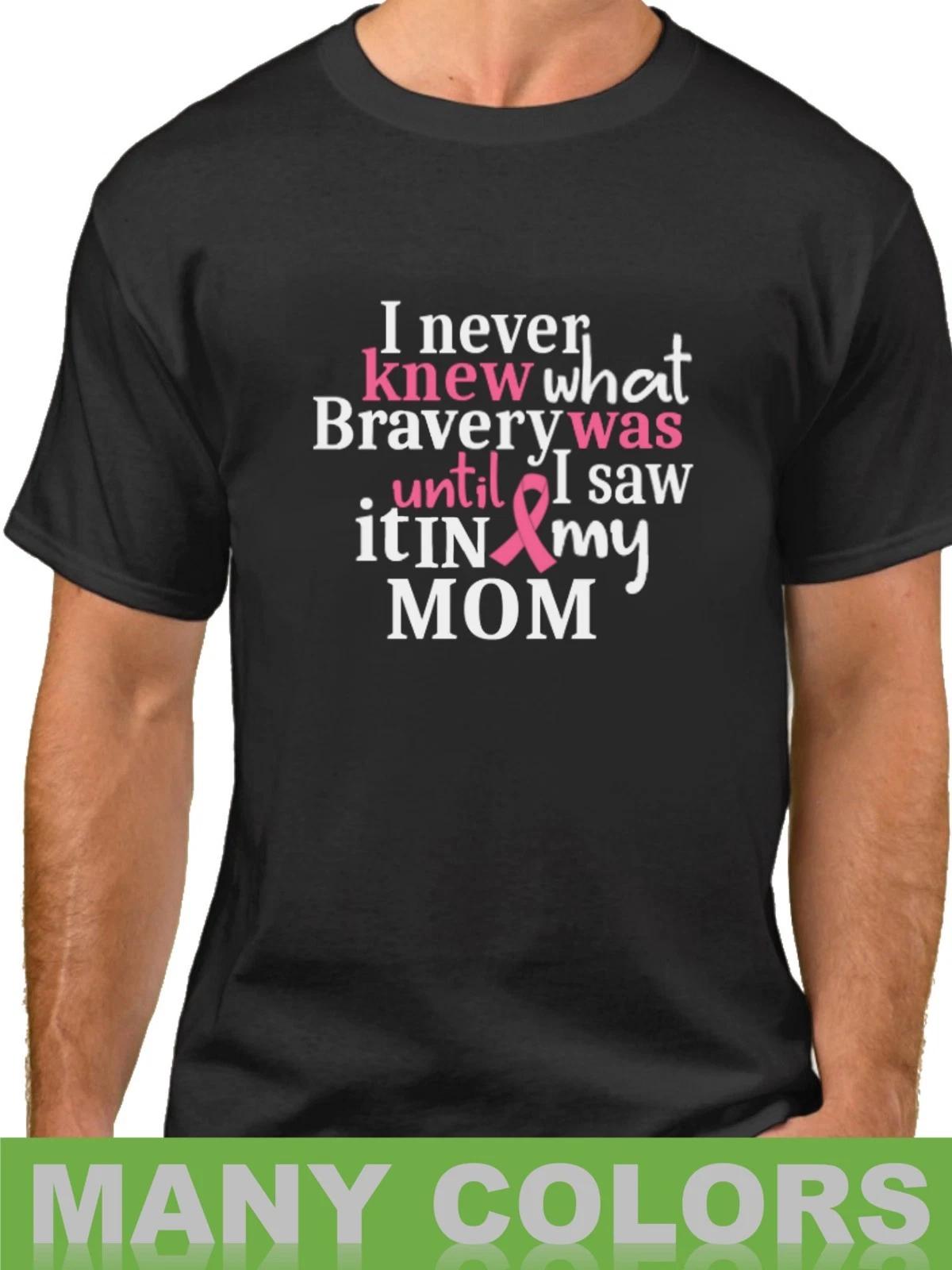 Breast Cancer Awareness Mom Bravery Quote Pink Ribbon Survivor Support Gift Tee 2XL