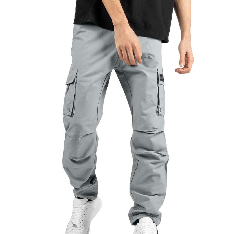 Nuovi pantaloni sportivi casual da uomo per la primavera e l'estate, pantaloni da fitness, pantaloni da corsa da uomo, pantaloni da fitness con legatura per le gambe da uomo, pantaloni sanitari casual