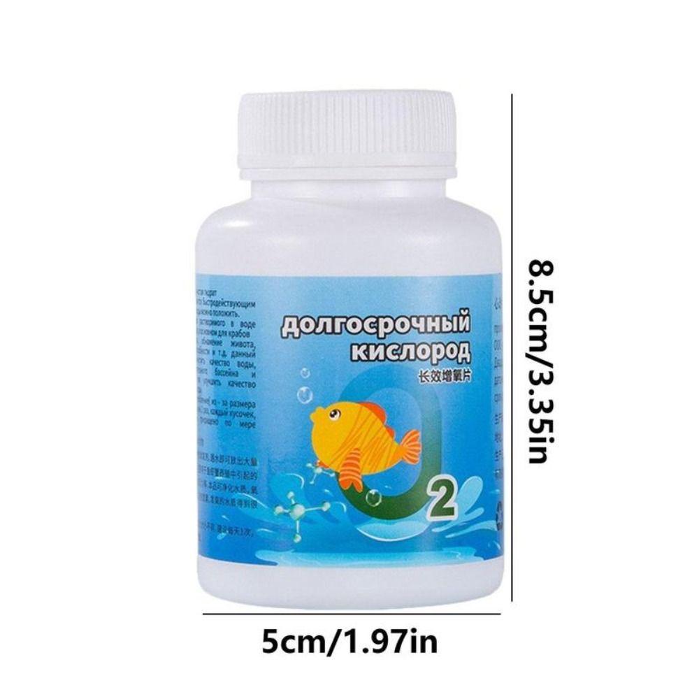 Kraftfulla Akvarie Syretabletter Rengöring Luktborttagare Vattenrenande Tabletter Mångsidigt Syresättningverktyg Effektiv