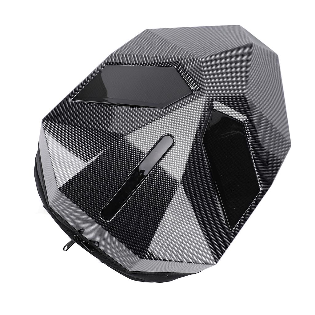 LED-Motorradrucksack 60 x 48 Pixel Programmierbar Regendicht LED Hartschale Fahrrucksack für Radfahren