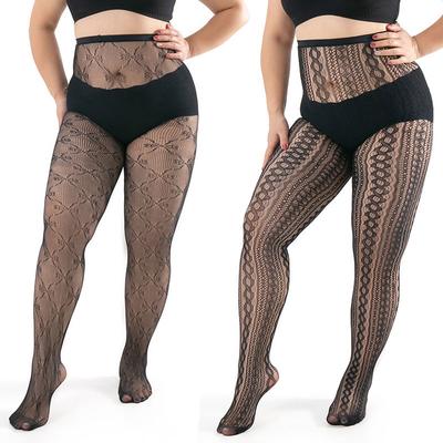 Large Size Tights Anti-hook Tear Resistant Super Elastic Magical Seamless Pantyhose Plus Size Nylons Lady