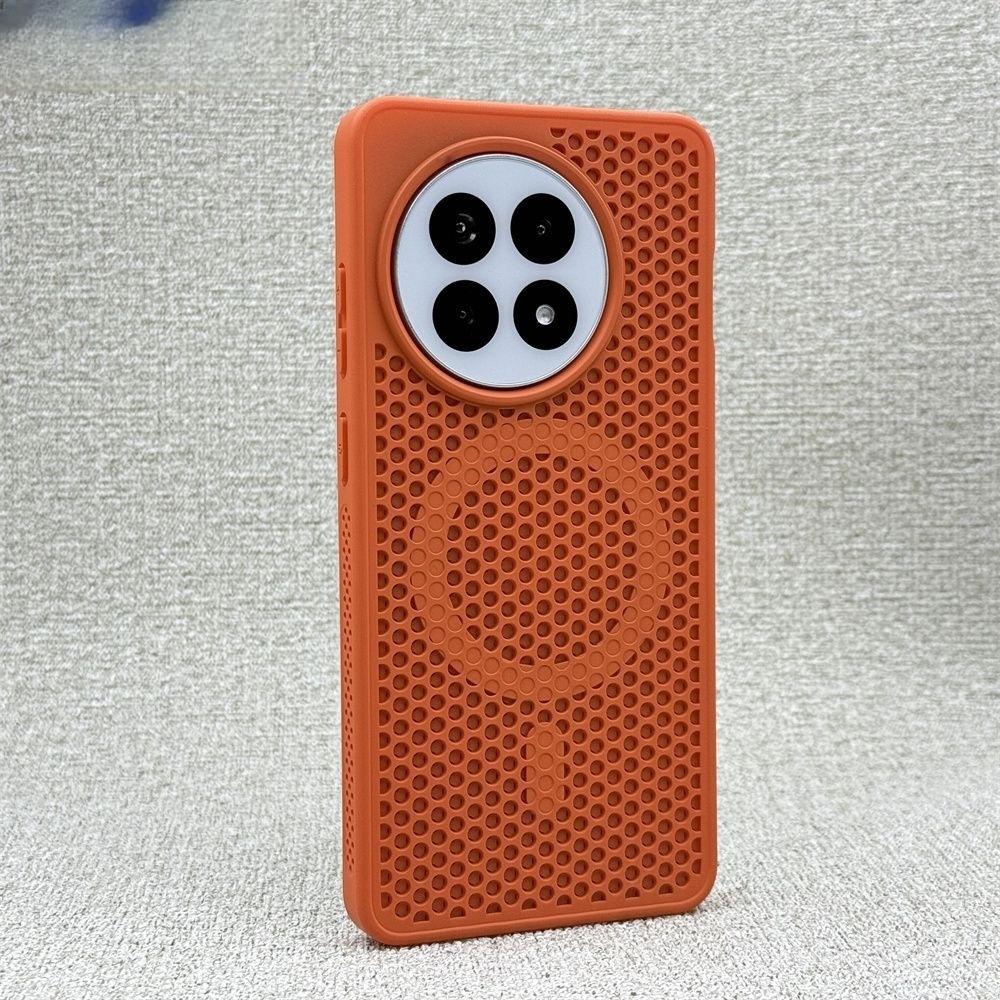 Honeycomb Holes For Magsafe Case for OnePlus 13 12 A5 Pro Cooling Magnetic Wireless Charging Shockproof Matte Hard PC Cover