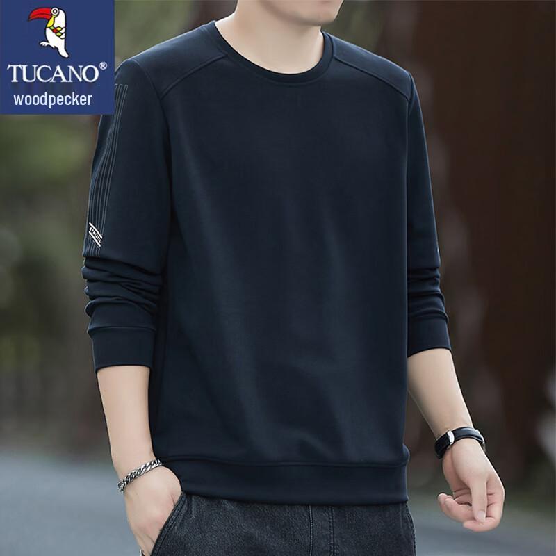 TUCANO Men's Casual Round Neck Long Sleeve Sweatshirt