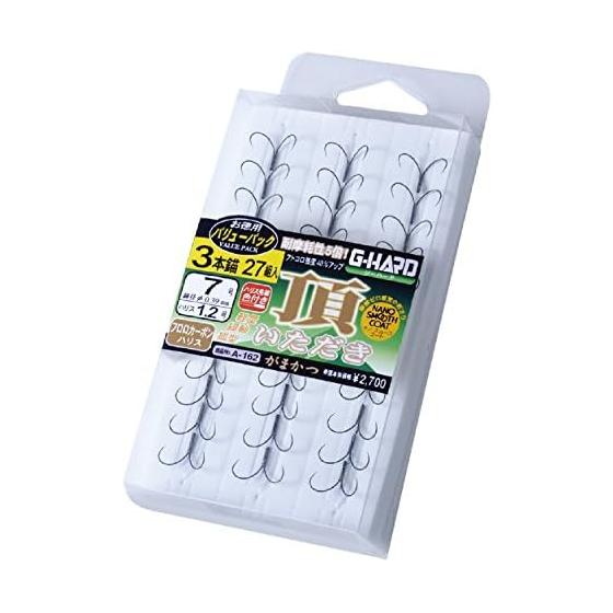 Gamakatsu Triple Hook Value Pack G Hard Top 3 Якорь Нет. 7 / Харрис: нет. 1.2 27 пар 60058