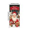 Cross-border Christmas Decoration: Santa Claus Door Banner for European & American Outdoor Parties