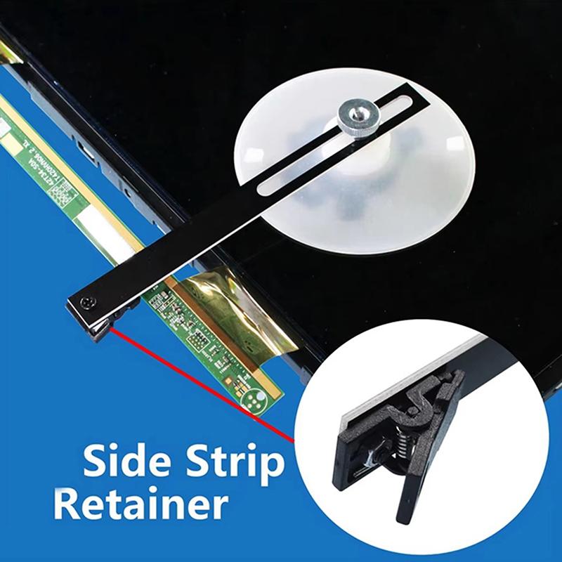 6 Stück TV Seitenwand Halteclip LED LCD TV Bildschirm Entferner Reparaturwerkzeug Silikon Vakuumsaugknopf TV Seitenleistenhalter