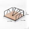 Iron Napkin Holder Stainless Steel Paper Towel Clip Metal Vertical Dining Table Napkin Holder Simple Style Paper Clip For Hot