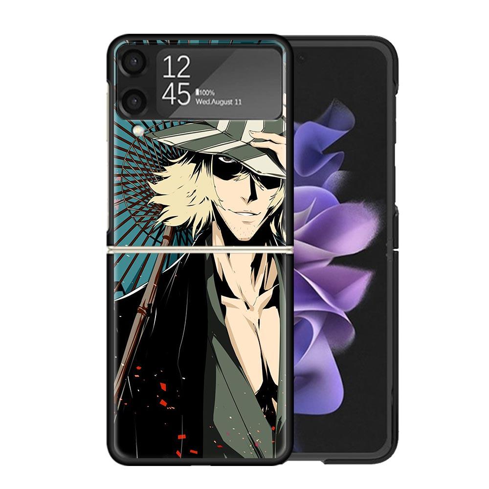 Bleach Kisuke Urahara Cases For Samsung Galaxy Z Flip 4 5 6 7 3 Z Flip7 Flip6 Flip4 Flip5 Flip3 5G Hard Shockproof Fundas Cover