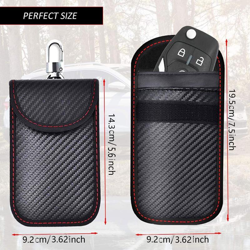 Car Key Signal Shielding Bag Anti-theft RFID Keychain Case For BMW M E92 E91 E90 E87 F10 F20 F30 X3 X5 E46 E39 E60 E36 E30 E61 GQ6