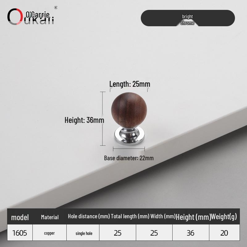 Colorful Ceramic Knob for Cabinets & Drawers - Round, Single Hole Design