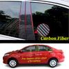 For Toyota Vios/Yaris L/FS 2005-2014- Car PC Material Pillar Post Cover Door Trim Window Molding Sticker Plate Accessories