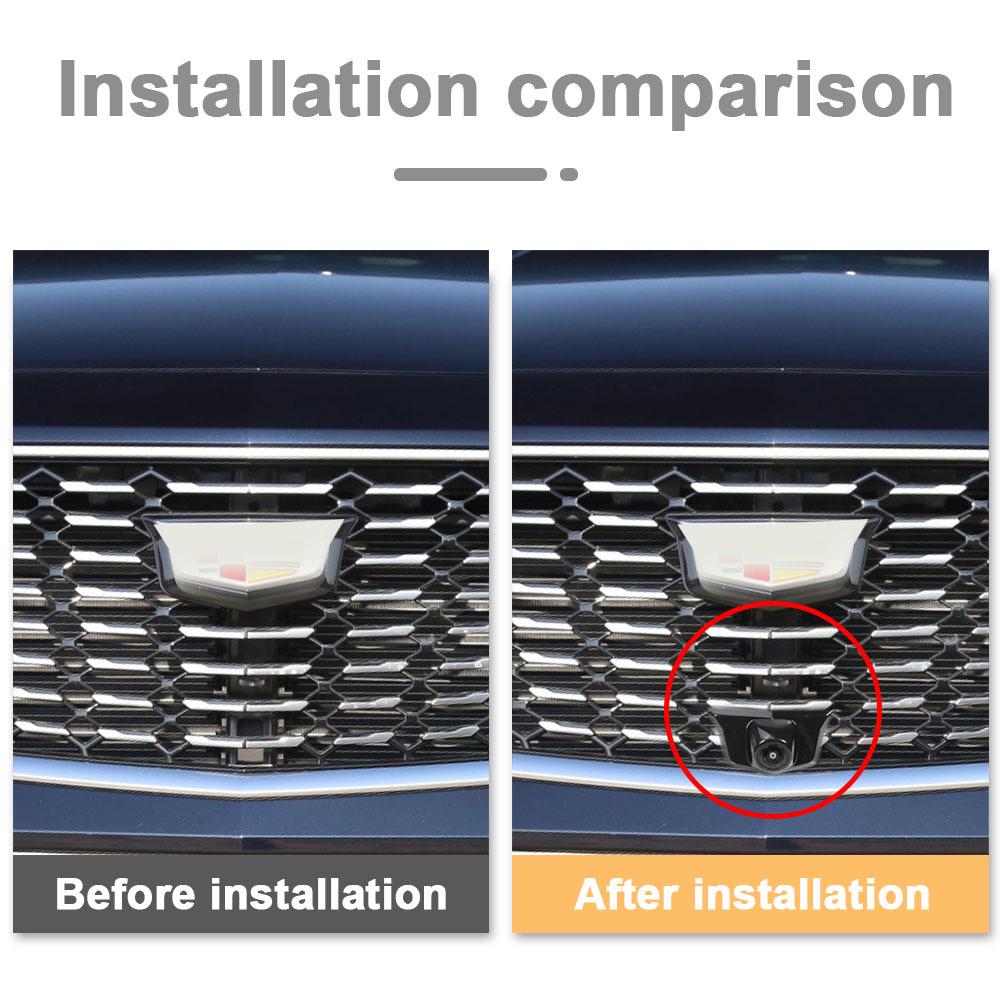 

Cadillac XT4 Sport Edition 2018-2022 Front View Camera Dual Switching Plastic + Metal