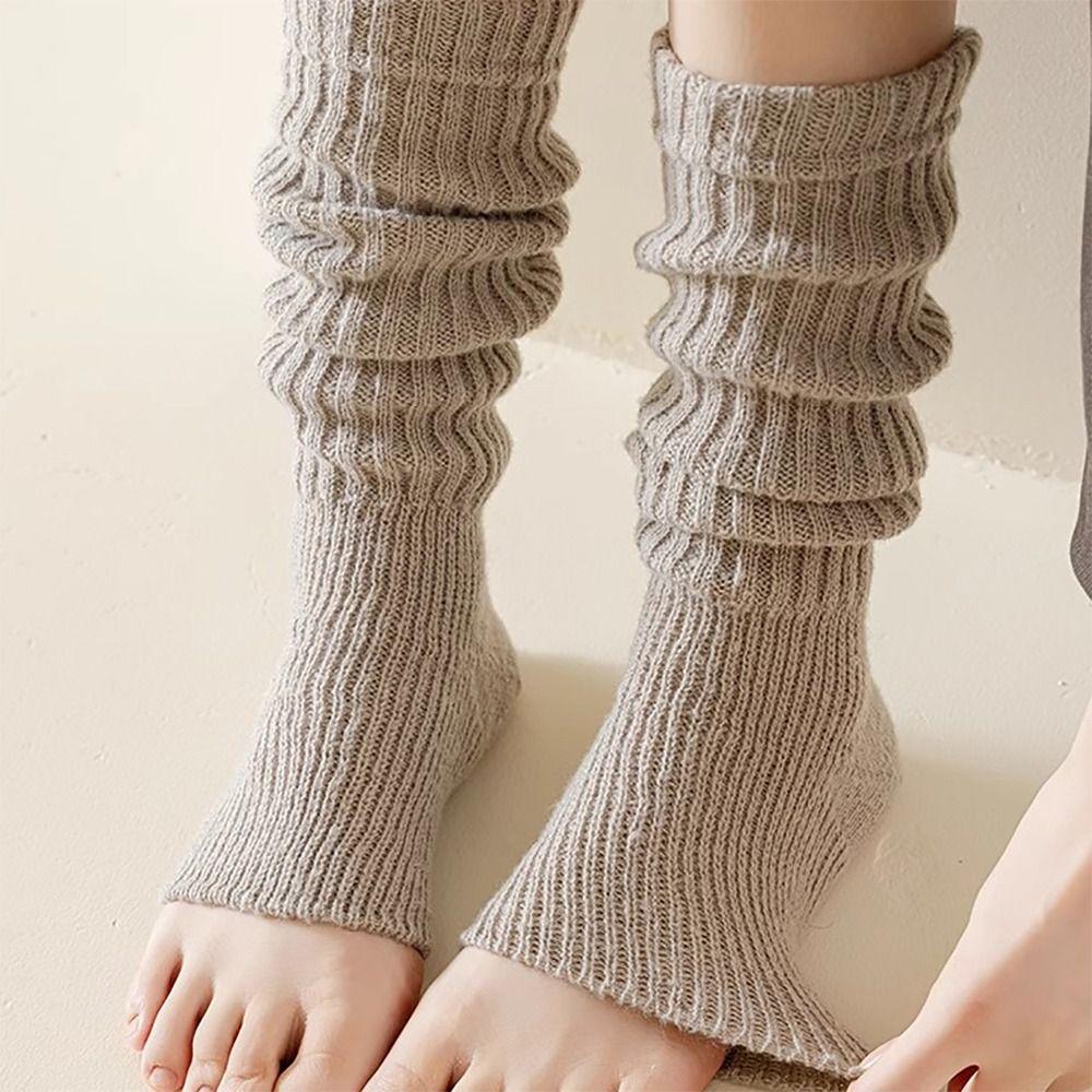 Cute Sweet Lolitas Knitted Socks Knitting Long Stockings New Boot Socks  Autumn Winter
