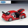 Welly 1/24 APR Subaru Lmpreza Performance Alloy Car Model Diecasts Metal Toy Car Model Simulation Collection Childrens Toy Gifts