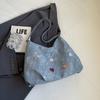 High value gentle fashion shoulder bag summer new women commuting out i love tote bag