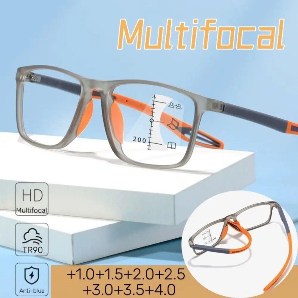 Fashion Silicone Reading Glasses Ultralight Anti-Blue Light Presbyopia Eyeglasses Women Men Far Sight Eyewear Diopters To +4.0