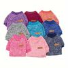 New Two-legged Multi-color Dog Clothing, Puppy Thin Velvet Sweater, Dogs And Cats Pet Clothes For Autumn And Winter