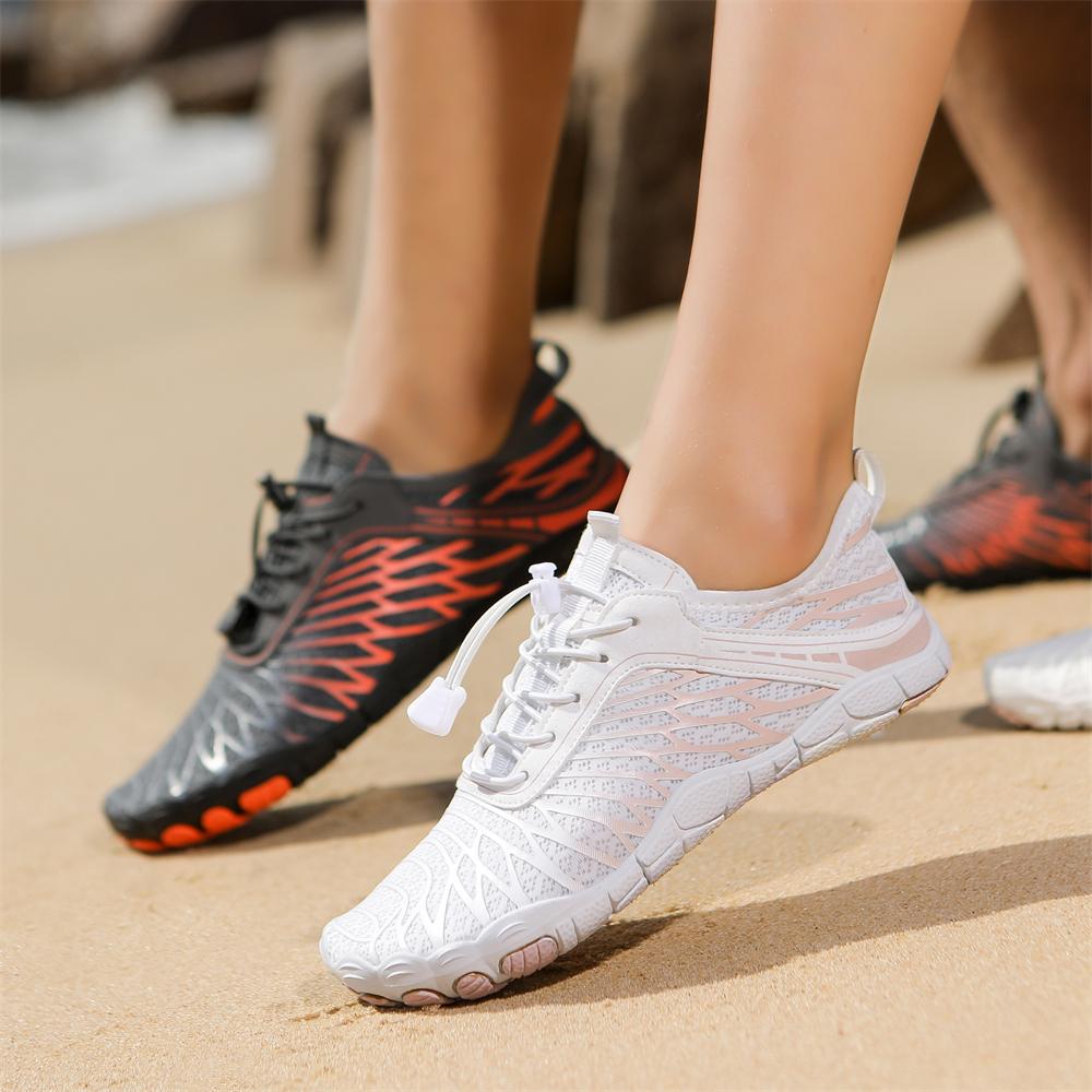 Men Women Aqua Shoes Lightweight Barefoot Quick Dry Outdoor Beach Upstream Wading Swimming Water Shoes Sneakers Unisex Big Size
