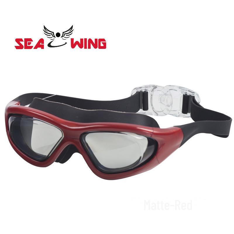 Plavecké brýle proti zamlžování s vysokým rozlišením pro krátkozraké dospělé - Ochrana očí pro muže a ženy