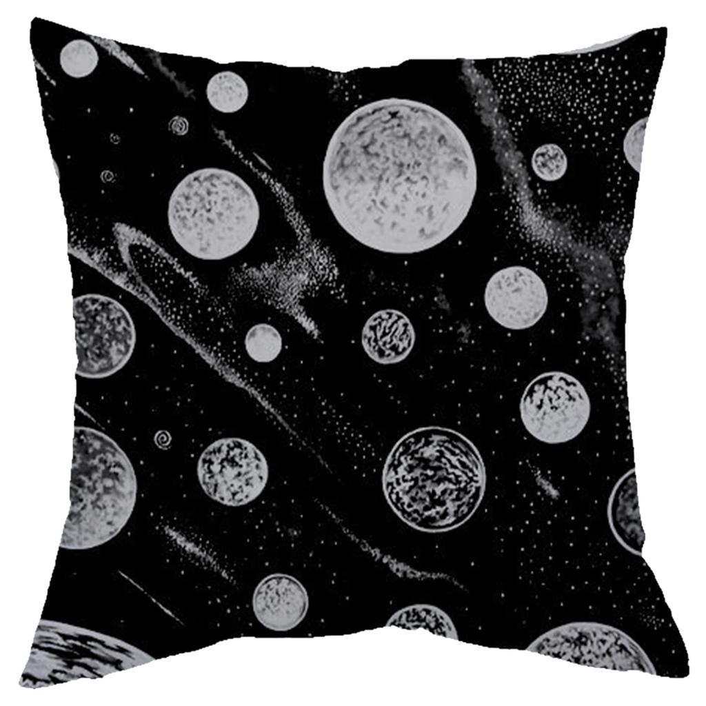 Universe Sun Planet Decorative Pillowcase Living Room Office Home Pillowcase Car Ornaments