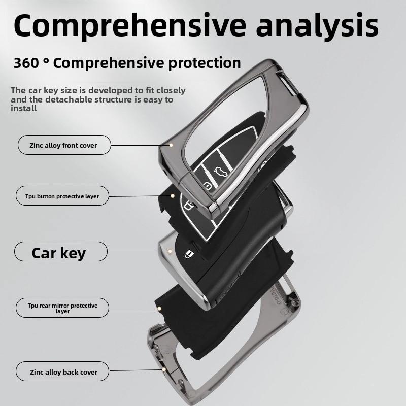 Autoschlüsselgehäuseabdeckung für Lexus RX350 NX300 Es300h Rx450h GS300 GX470 IS250 ES350 LX570 GX460 Nx300h Is300h Shell Fob Halter
