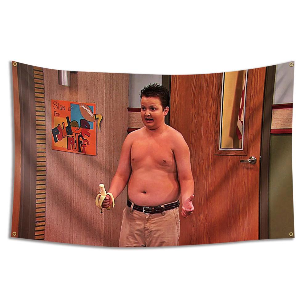

New Noah Munck Gibby iCarly Comedy Character Tapestry Wall Hanging Decor For Fans Bedroom Dorm 74x94cm(29x37in)